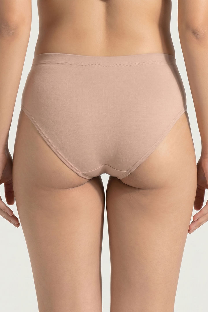 Zivame Medium Rise Full Coverage Hipster Panty (Pack of 3) - Multicolor — image 3